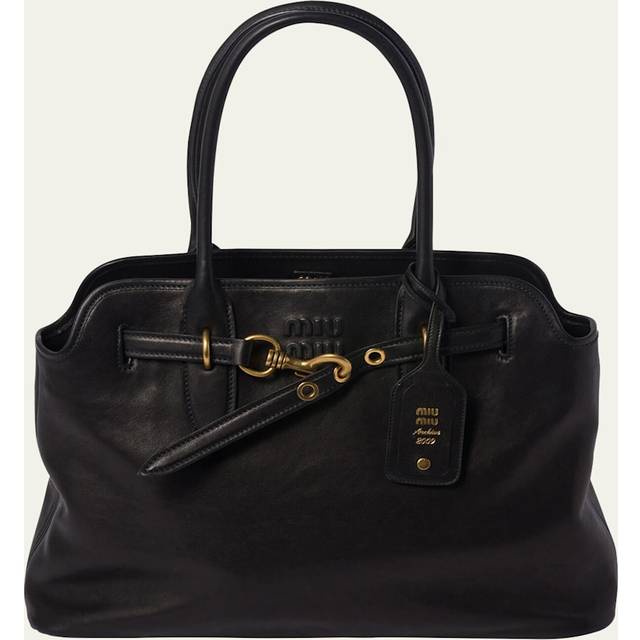 Sac à main en cuir - Noir - Taille Unique