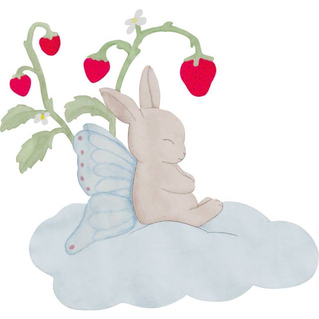 That's Mine Väggdekorationer - Strawberry drömmar - 27 cm - Beig - Thats Mine - One Size - Väggdekorationer