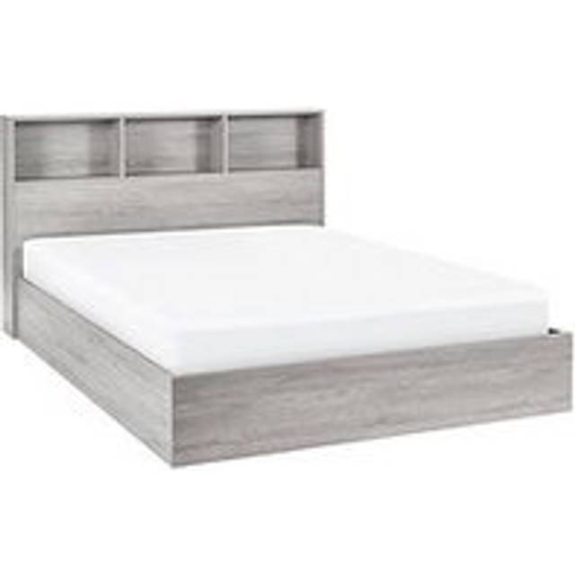 Julian Bowen Bali Bookcase Grey Wooden Ottoman Bed Frame - 3ft Single
