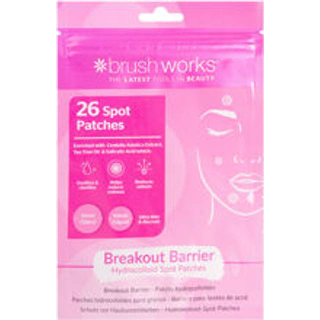 Brushworks - Breakout Barrier Hydrocolloid Spot Patches - 26 Pieces