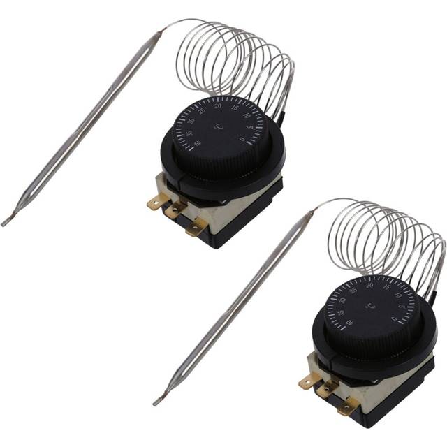 2X 1NC 1NO AC 250V/380V 16A 0-40C Temperature Control Switch Capillary Thermostat
