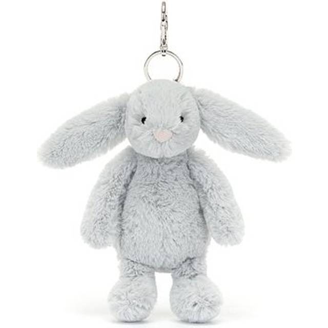 Jellycat Bashful Silver Bunny Bag Charm