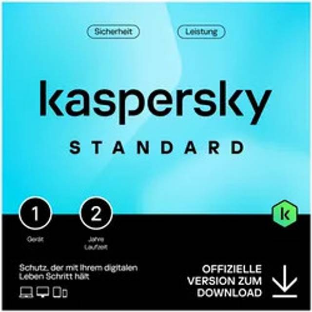Kaspersky Standard 1 Gerät - 2 Jahre, 2024/2025 , ESD, Download