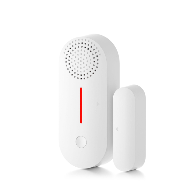 Tuya WiFi Wireless Smart Door Window Sensor System Remote Control Operation Safe Burglar Alarm for Home Door Window
