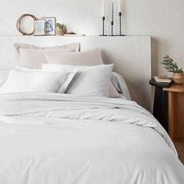 Scenario Organic Cotton Duvet Cover - White - KING (240X220cm)