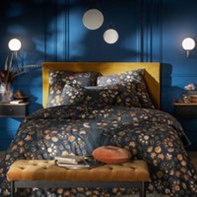Sira Cotton Percale Duvet Cover - Printed - SINGLE (140X200cm)
