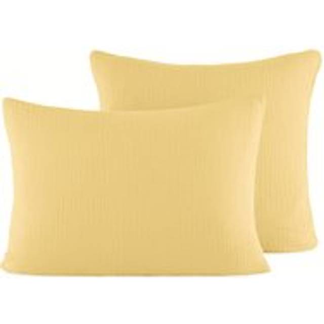 Yafa 100% Organic Cotton Muslin 200 Thread Count Pillowcase - Naples Yellow - SQUARE (65X65CM)