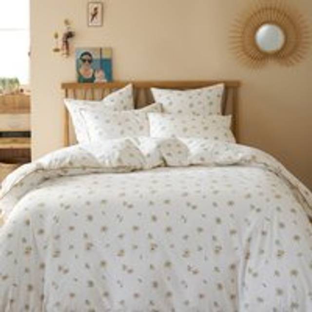 Paquita Floral 100% Washed Cotton Duvet Cover - printed - SUPERKING (260X240cm)