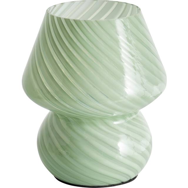 Beliani - Modern Glass Table Bedside Office Bedroom Reading Lamp Green Lobo