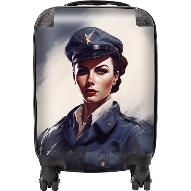 Warren Reed - Designer Defiant Strength Suitcase Small, Multi