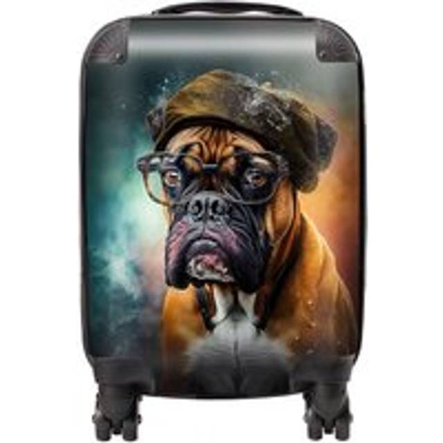 Boxer Dog Splashart Suitcase - Multi - Small