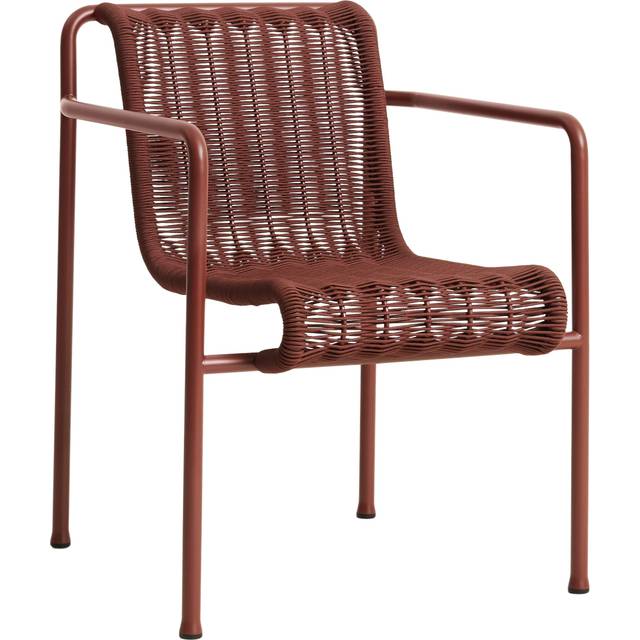 HAY - Palissade cord karmstol - Iron Red - Matstolar utomhus - Ronan &amp; Erwan Bouroullec - Röd - Metall
