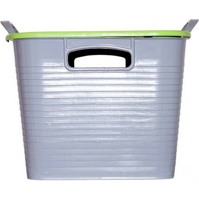 (One Size, Grey/Pistachio) Red Gorilla Stack N Store Storage Box