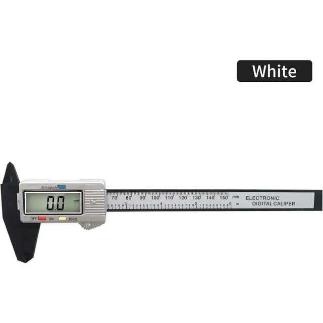 (White) Digital Vernier Caliper 0-150mm Ruler+Free Gift