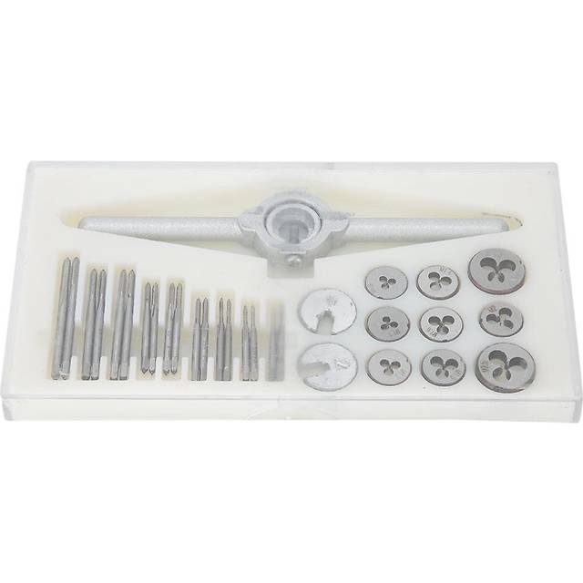 31pcs/set Metal Screw Tap & Die Set External Thread Cutting Tapping Hand Tool Kit