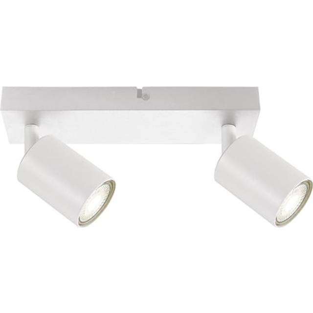 Integral Indoor 2 Way GU10 Bar Ceiling Spotlight White