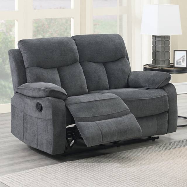 Brooklyn Farah 2 Seater Manual Recliner Sofa - Grey