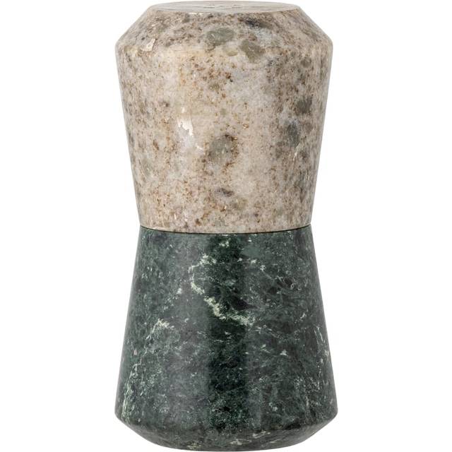 Bloomingville Duo salt och pepparkvarn 12 cm Marmor - Grön