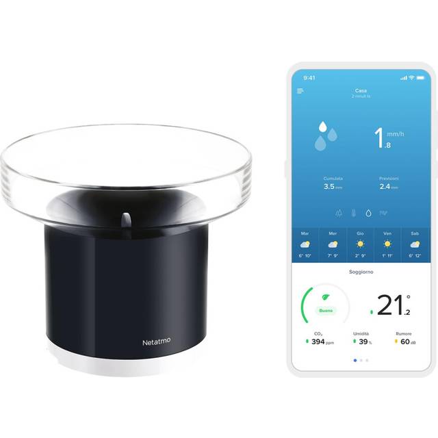 Netatmo Rain Gauge for Netatmo Weather Station, NRG01-WW
