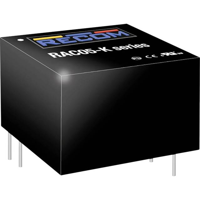 RECOM RAC05-12SK AC/DV-nätdel för kretskort 12 V 5 W