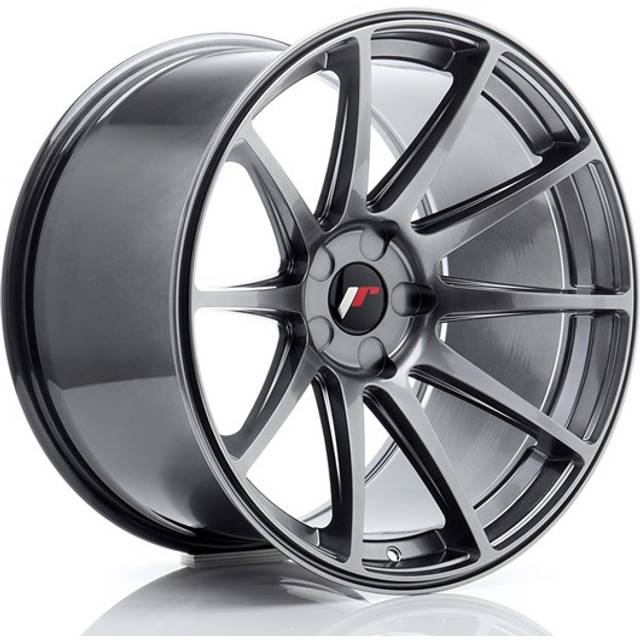 Japan Racing JR11 Hyper Black 11X19 5/110 ET15-25 CB72,6