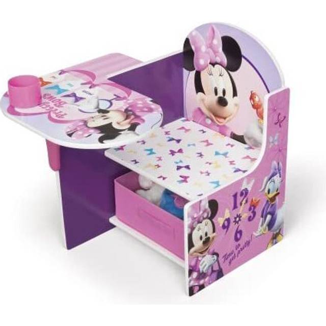 Disney Minnie Mouse Chair Desk with Storage Bin