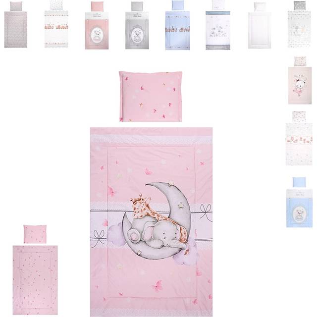 Lorelli Cosy Ranforce 3 Piece Bedding Set - Butterflies Pink