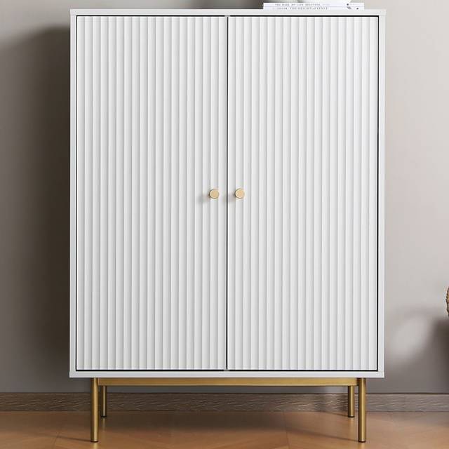 Devon 2 Door White Storage Cabinet - Home Garden Direct
