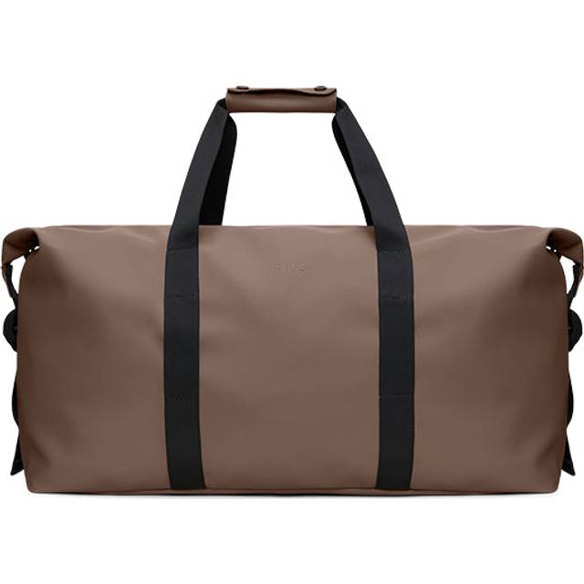 RAINS Hilo Large Matte Shell Weekend Bag - Brown