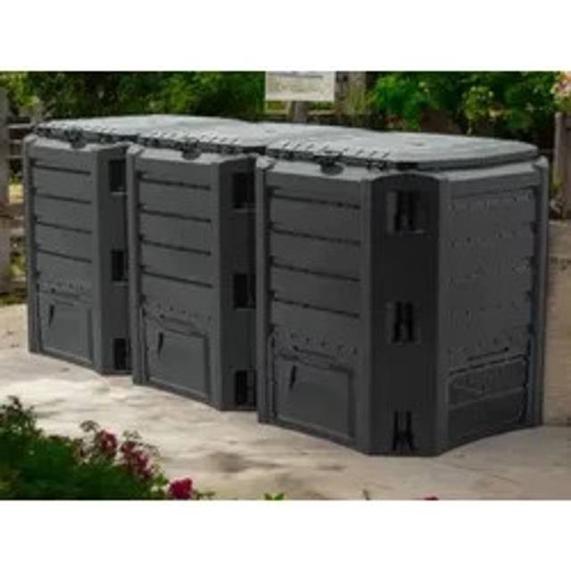 Prosperplast IKLM1200C-S411 Komposteringskorg, Svart, 198 x 72 x 82.6 cm