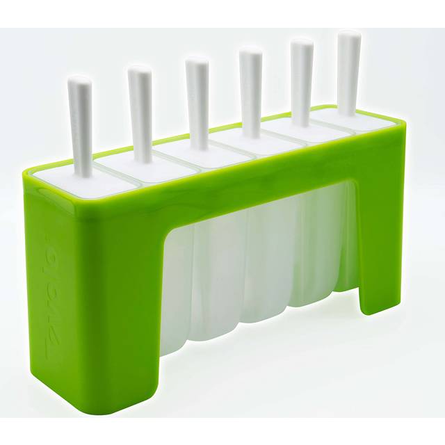 Tovolo Silicone Groovy Popsicle Molds with Tray Spring Green  Ice Pop Molds with 6 Cavities for Homemade Ice Pops  Frozen Sn