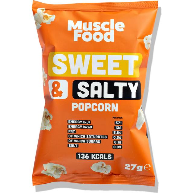 MuscleFood Popcorn | Sweet & Salty, 27g