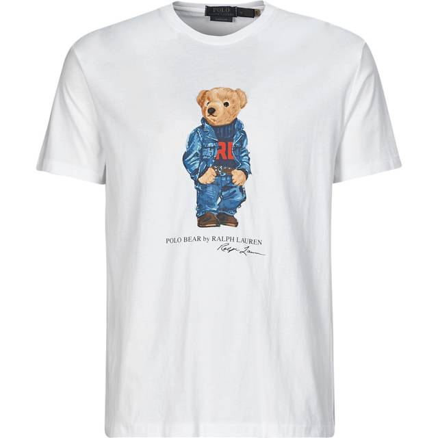 Polo Ralph Lauren, Topp, Herr, M, Stiliga T-shirts för Män och Kvinnor - white (M)