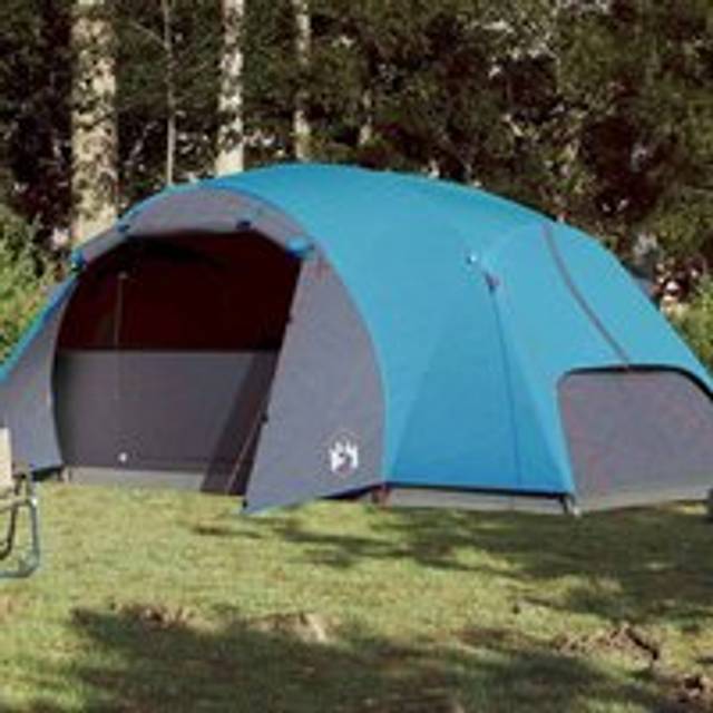 Family Tent Crossvent 8-Person Blue Waterproof - One Size