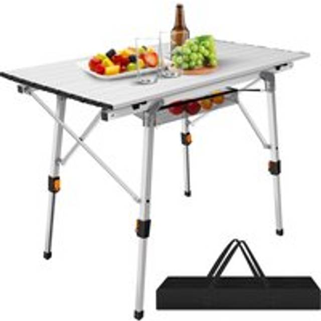 Briefness - Portable Trestle Table Fold Up Portable Garden Camping Party Picnic Folding Desk