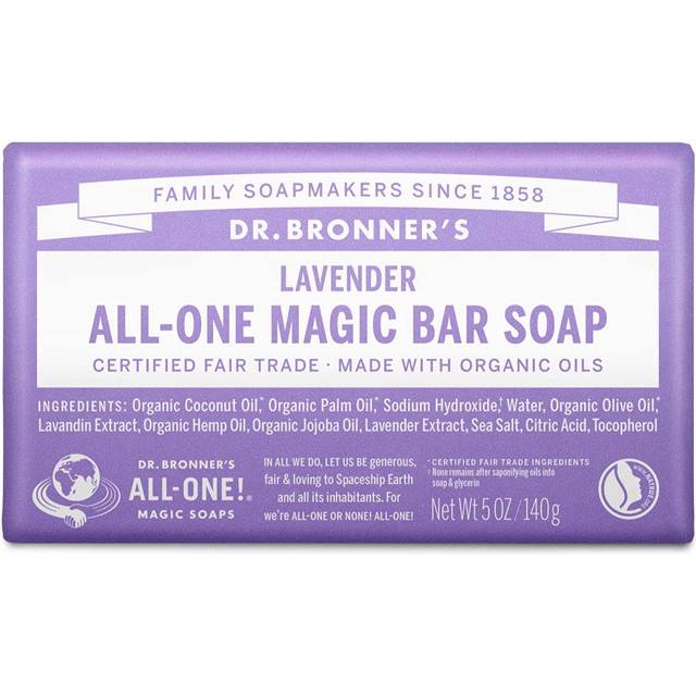 Dr. Bronner's Magic Soap Bar Lavender Organic Soap Bar
