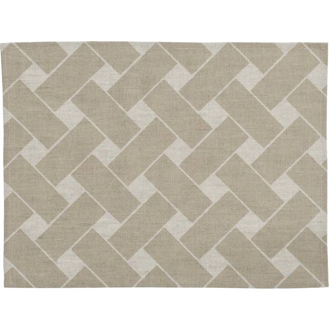 Almedahls Korg XL bordstablett 34x45 cm 2-pack Natur-taupe - Beige