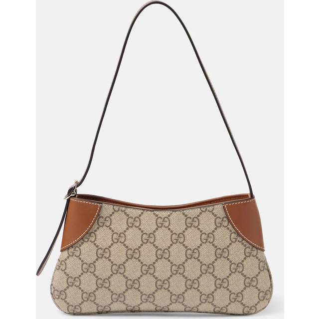 Gucci GG Emblem Mini shoulder bag - beige (One Size)