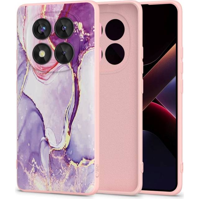 Xiaomi Redmi Note 14 Pro 5G/Poco X7 Tech-Protect Icon Silikonskal - Marmor