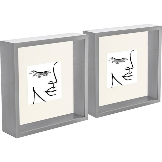 Picture Frame - Grey (4&#34; x 4&#34;)
