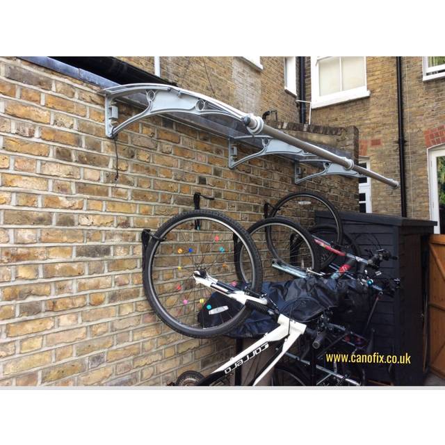 (Bronze, Grey) Cantilever Door Canopy | 1500mm wide x 1270mm projection