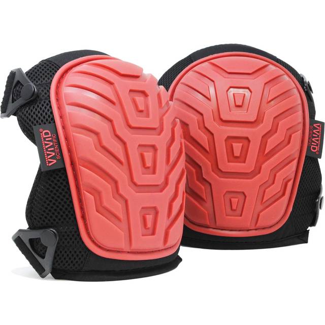 VViViD Heavy-Duty Knee Pads (Double Strapped Gel Kneepads)