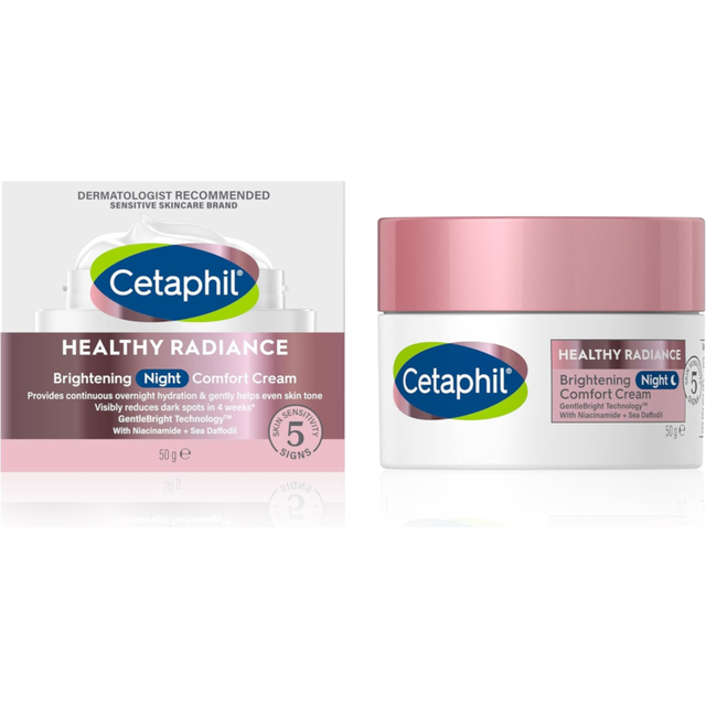 Cetaphil night cream 50g healthy radiance face brightening moisturiser for hyper