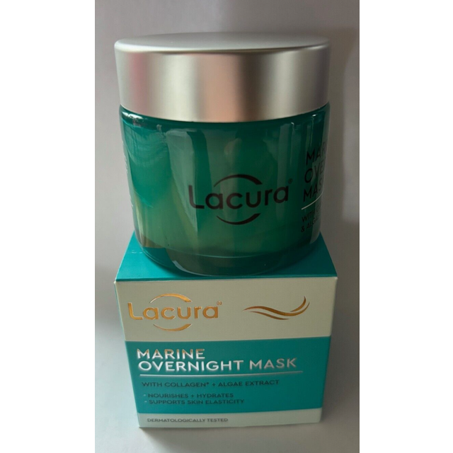 Aldi lacura marine overnight mask with collagen + algae extract 50ml elemis dupe