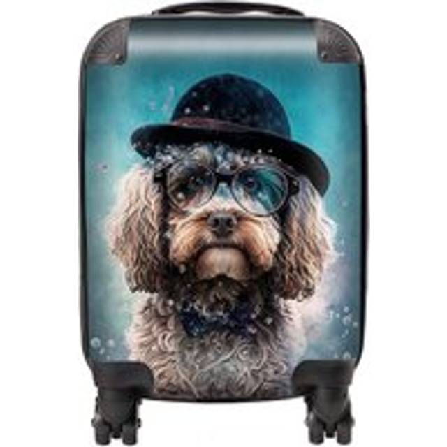 Warren Reed - Designer Cockapoo Dog Splashart Suitcase Small, Multi