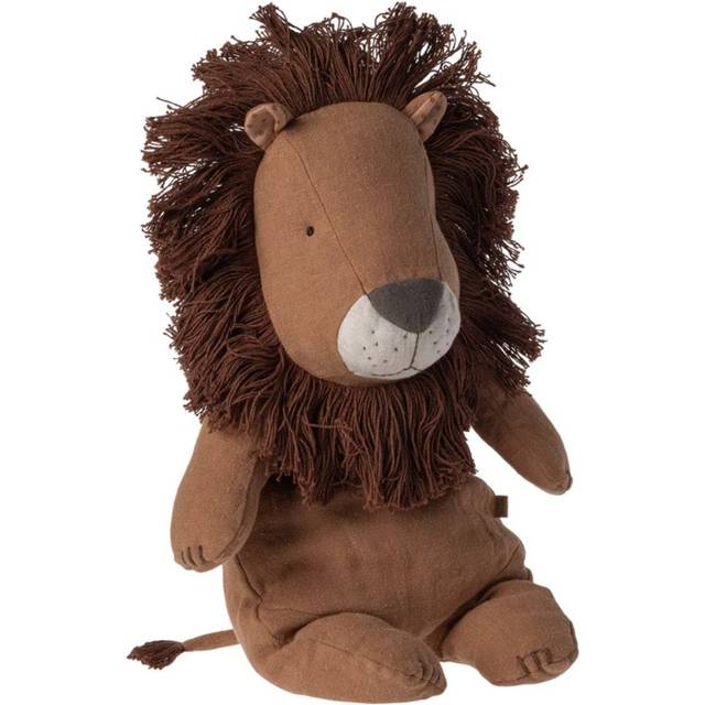 Maileg - Safari Friends Lion - Plyschleksak - Medium - H43 x W23 x D24 cm