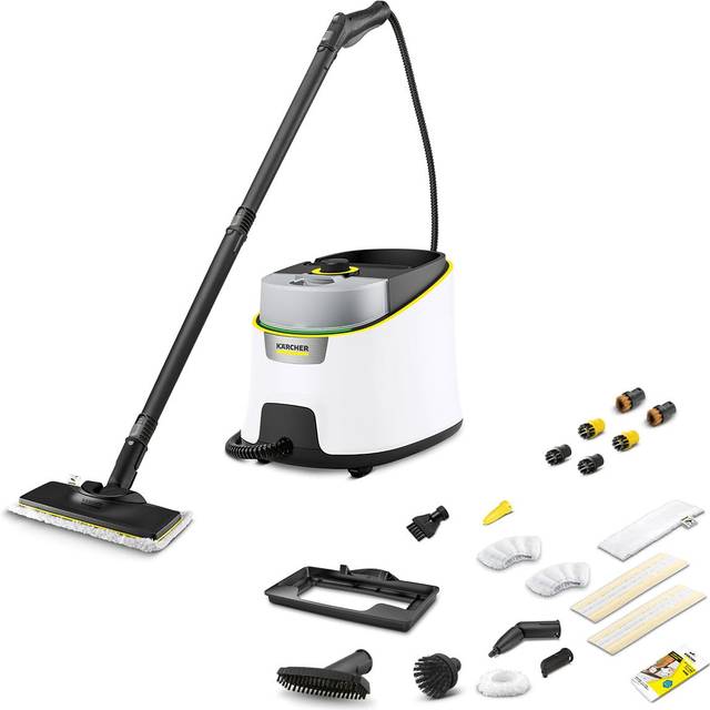release in Karcher Steam Cleaner SC 4 Deluxe Top model Continuous water supply Capable of continuous water supply Boiler heating with stable steam at vit