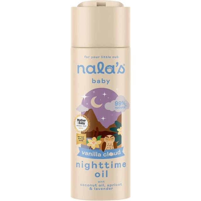 Nala's Baby Vanilla Cloud Nighttime Oil with Coconut Oil, Apricot & Lavender 200ml