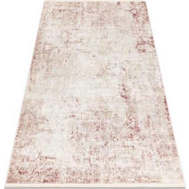 Distin 0828A pink / powder / white modern carpet - Abstraction, vintage, fringes pink 140x190 cm