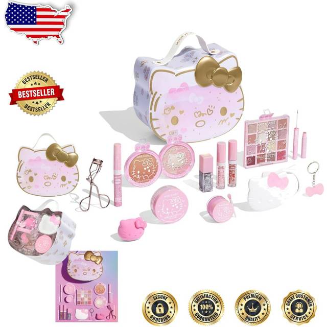 wet n wild Hello Kitty PR Box  Makeup Set with Versatile Unique looks  2-Layered Keepsake Box  New Exclusive Buildable & Blendable Formulas  Cruelty-F